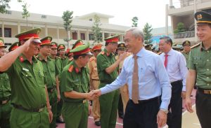 Bí thư Tỉnh ủy chúc Tết và trao khen thưởng cho lực lượng phá án Công an tỉnh