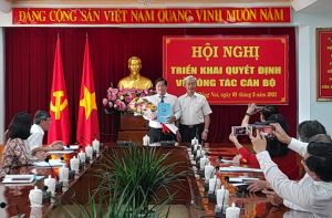 Phó giám đốc Sở Tư pháp được điều động đến công tác tại Đảng ủy Khối các cơ quan tỉnh