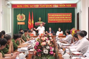 Giám sát công an tỉnh về công tác giữ gìn an ninh trật tự