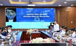 Đoàn công tác tỉnh Hà Tĩnh nghiên cứu chương trình xây dựng chính quyền điện tử tại Đồng Nai