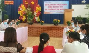 Có 6 trường trường tiểu học được công nhận và cấp Bằng đạt chuẩn quốc gia năm 2021