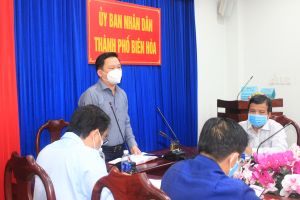 TP.Biên Hòa chuẩn bị các điều kiện cần thiết ứng phó với các cấp độ dịch