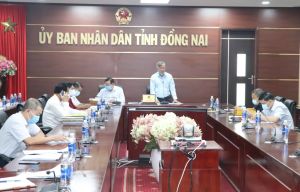 Bộ Tài nguyên- môi trường họp trực tuyến với Đồng Nai để tháo gỡ khó khăn về  đất  đai