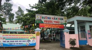 Ba trường mầm non được công nhận đạt chuẩn quốc gia Mức độ 1 năm 2021.