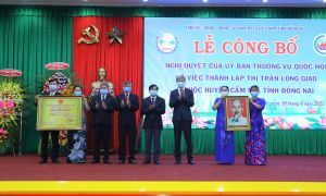 Long Giao chính thức trở thành thị trấn của H.Cẩm Mỹ