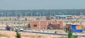 Hộ dân đầu tiên xây dựng nhà tại Khu tái định cư sân bay Long Thành