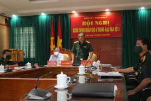 Chủ tịch UBND tỉnh dự hội nghị quân chính Quân khu 6 tháng đầu năm 2021