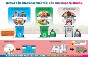Hướng dẫn phân loại 5 nhóm chất thải rắn sinh hoạt