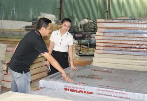Khởi nghiệp với nghề sản xuất gối, nệm