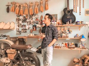 Biến gỗ vụn thành sản phẩm trang trí