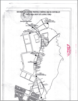 Cách ly toàn bộ xã Long Thọ, huyện Nhơn Trạch để phòng, chống dịch.