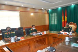 Thiếu tướng Đặng Văn Hùng kiểm tra công tác phòng, chống dịch và võ thuật tại Đồng Nai