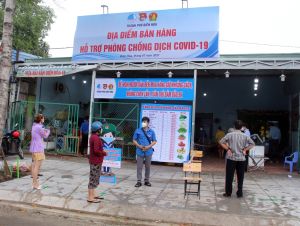 Tổ chức cung ứng hàng hóa thiết yếu trong thời gian giãn cách xã hội tại TP.Biên Hòa