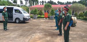 Tăng cường cán bộ chiến sĩ về khu cách ly số 2 H.Cẩm Mỹ