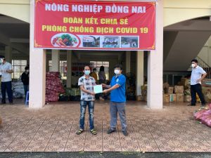 Đồng Nai nhận 50 tấn rau, củ quả hỗ trợ của tỉnh Lâm Đồng