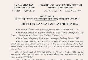 Kéo dài thời gian cách ly y tế một số nơi trên địa bàn phường Long Bình Tân