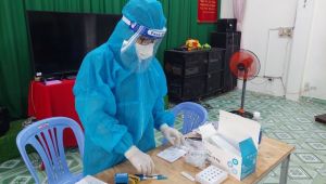 Các trạm y tế được xét nghiệm test nhanh