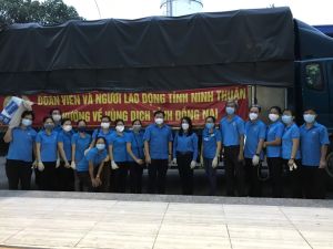 Tỉnh Ninh Thuận hỗ trợ 5 tấn nhu yếu phẩm tặng công nhân lao động Đồng Nai