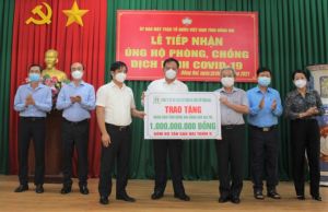 Tiếp nhận nguồn lực hỗ trợ phòng, chống dịch Covid-19 trị giá hơn 5,2 tỷ đồng