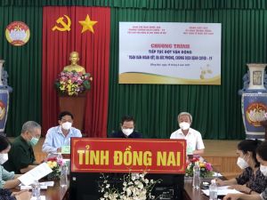 Lãnh đạo tỉnh dự lễ ra mắt Trang thông tin điện tử của Tiểu ban vận động và huy động xã hội