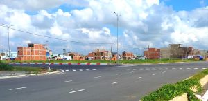 Khu tái định cư Sân bay Long Thành người dân tấp nập xây nhà