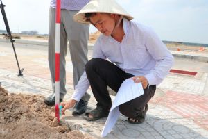 Hơn 2,9 ngàn lô đất tại Khu tái định cư Lộc An- Bình Sơn đã được cắm mốc