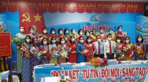 Bà Mai Thị Huệ tiếp tục được bầu làm Chủ tịch Hội LHPN H.Long Thành khóa XII
