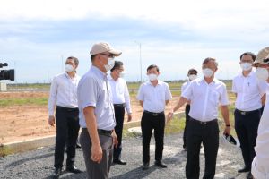 Sớm đưa vào sử dụng các công trình thiết yếu tại Khu tái định cư Lộc An- Bình Sơn