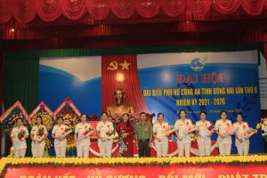 Bà Nông Thị Minh Huệ tiếp tục được bầu là Chủ tịch Hội phụ nữ Công an tỉnh