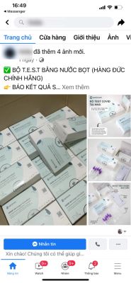 Tràn lan sản phẩm chống dịch chưa được cấp phép