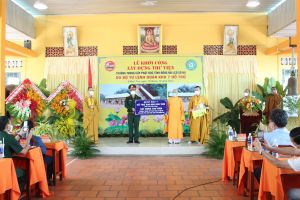 Quân khu 7 khởi công xây dựng Thư viện Trường Trung cấp Phật học (cơ sở Ni) tại Đồng Nai