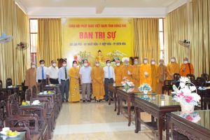 Lãnh đạo tỉnh thăm, chúc mừng Giáo hội Phật giáo Việt Nam tỉnh