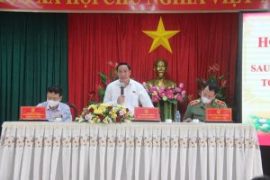 Đại biểu Quốc hội tiếp xúc cử tri tại 2 huyện Trảng Bom, Thống Nhất