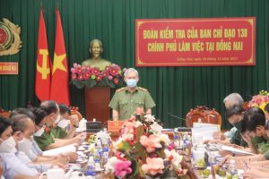 Đoàn công tác Ban Chỉ đạo 138 Chính phủ làm việc tại Đồng Nai