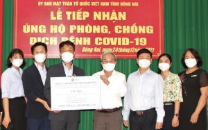 Công ty GS Industry ủng hộ thiết bị y tế trị giá 600 triệu đồng