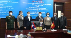 Lễ ký kết biên bản hợp tác hữu nghị giữa Đồng Nai và tỉnh Champasak