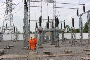Đóng điện trạm biến áp 110kV Định Quán 2
