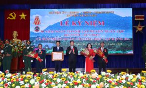 Huyện Xuân Lộc kỷ niệm 30 năm thành lập và đón nhận Huân chương Độc lập hạng Ba