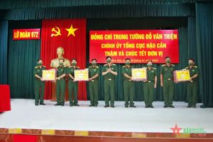 Thăm, chúc Tết Nguyên đán 2022 các đơn vị quân đội