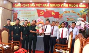 Lãnh đạo tỉnh thăm, chúc Tết cán lực lượng Công an và Bộ CHQS tỉnh