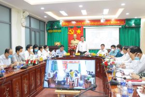 Bí thư Tỉnh ủy làm việc với Ban Thường vụ Huyện ủy Nhơn Trạch