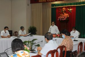 Giao ban lĩnh vực khoa giáo văn xã quý I-2022