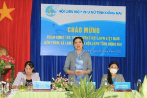 Chủ tịch Hội LHPN Việt Nam thăm, làm việc tại Đồng Nai