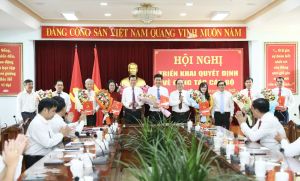 Điều động nhiều cán bộ đến công tác ở vị trí mới