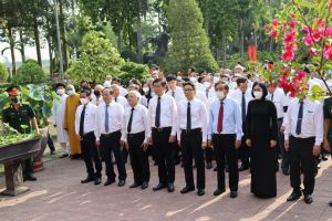 Trang trọng tổ chức truy điệu và an táng hài cốt liệt sĩ tại xã Phước An