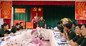 Bộ Tham mưu Quân khu 7 kiểm tra công tác tuyển sinh quân sự năm 2022 tại Đồng Nai