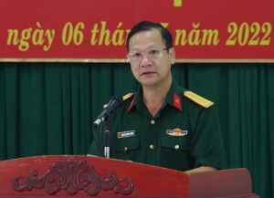 Trung tá Nguyễn Duy Thái đoạt giải nhất Hội thi báo cáo viên Pháp luật Sư đoàn 309