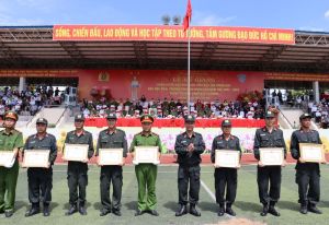 Bế giảng huấn luyện đầu khóa đối với học viên chính quy các trường, học viện thuộc Bộ Công an