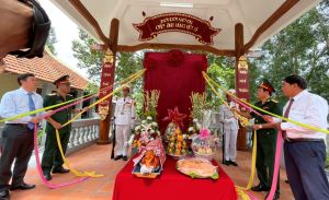 Khánh thành Nhà bia liệt sĩ tại Long Thọ trên 2 tỷ đồng