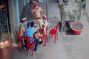 Xe tải ben lại đi vào đường dân sinh